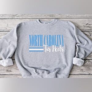North Carolina Striped Crewneck